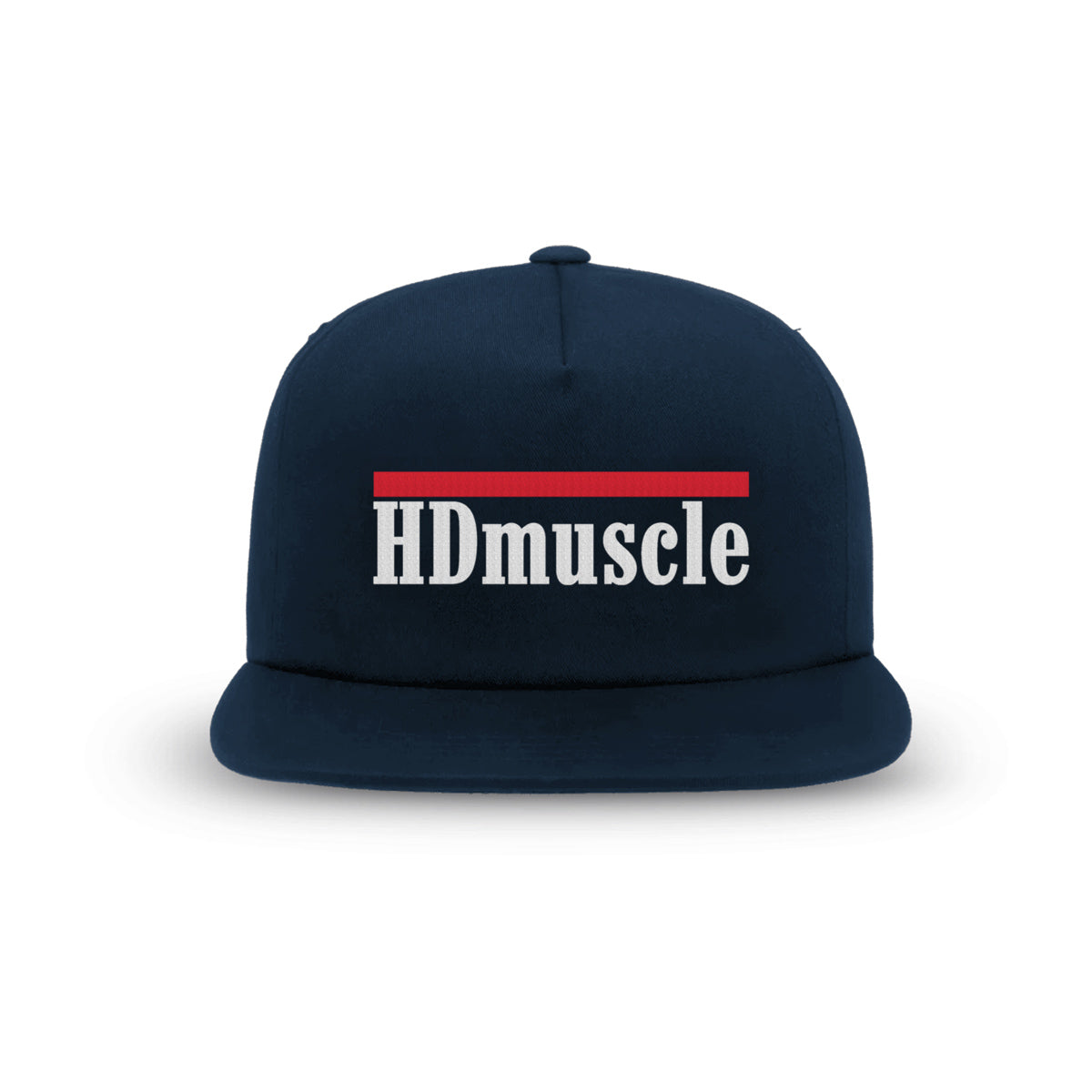Serif Snapback Hat — Navy - HD MUSCLE CA