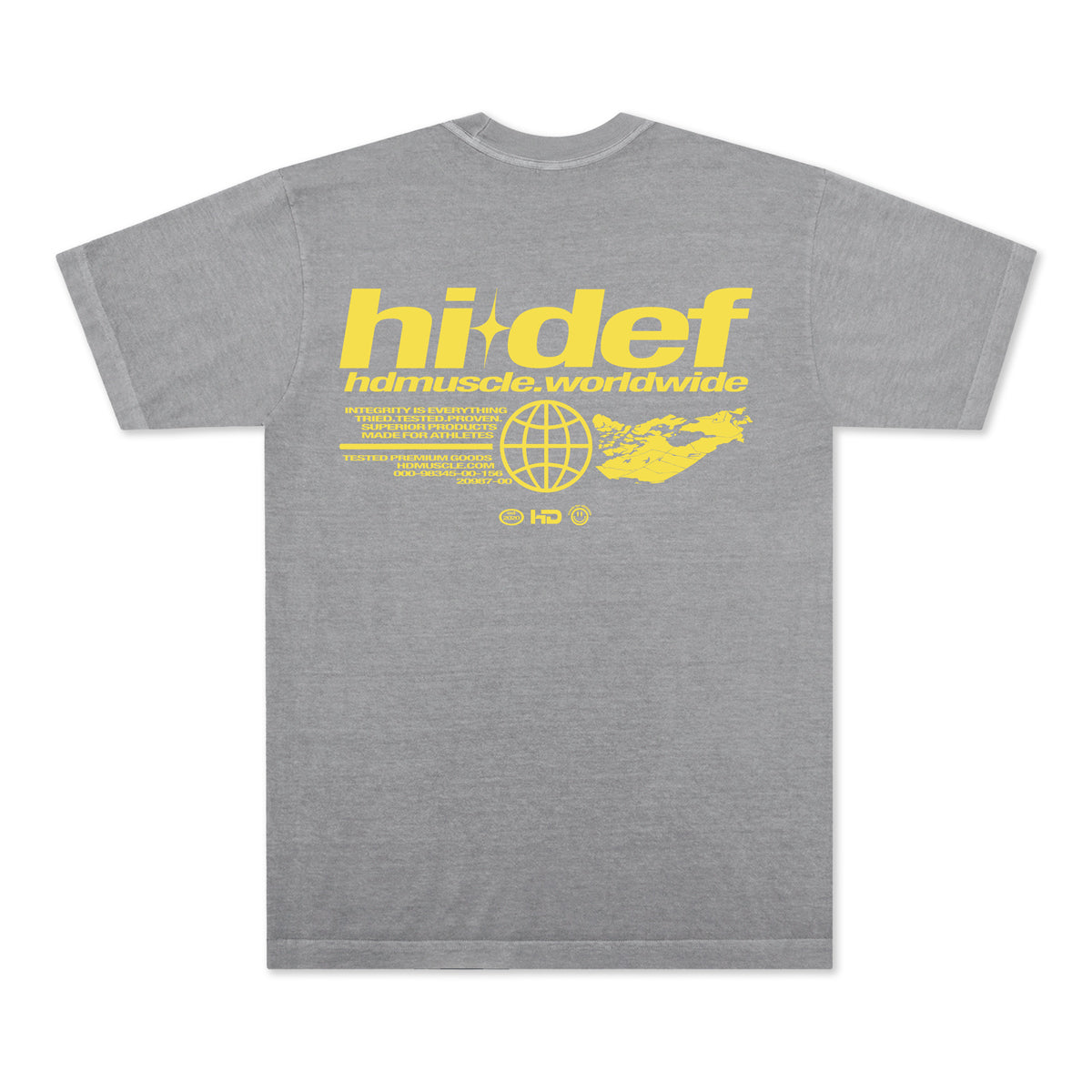 Hi*def T-Shirt — Dark Silver - HD MUSCLE CA